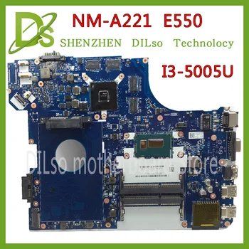 

KEFU NM-A221 motherboard for Lenovo Thinkpad E550 laptop motherboard I3-5005u mainboard Test original motherboard PM