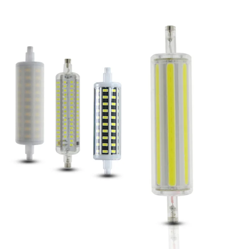

Lamparas Dimmable R7S LED Corn Bulb 15W 30W r7s Led Lamp 78mm 118mm COB 5730 Spot light Replace Halogen Bombillas