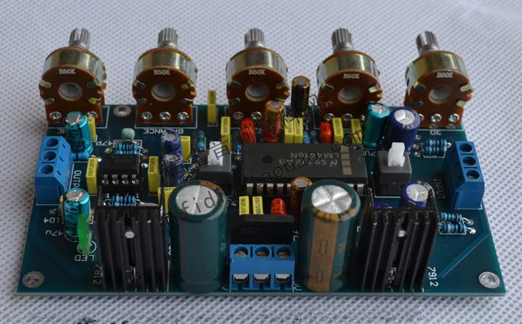 Hi Fi аудио усилитель тональности LM4610 tone + плата предварительного усилителя
