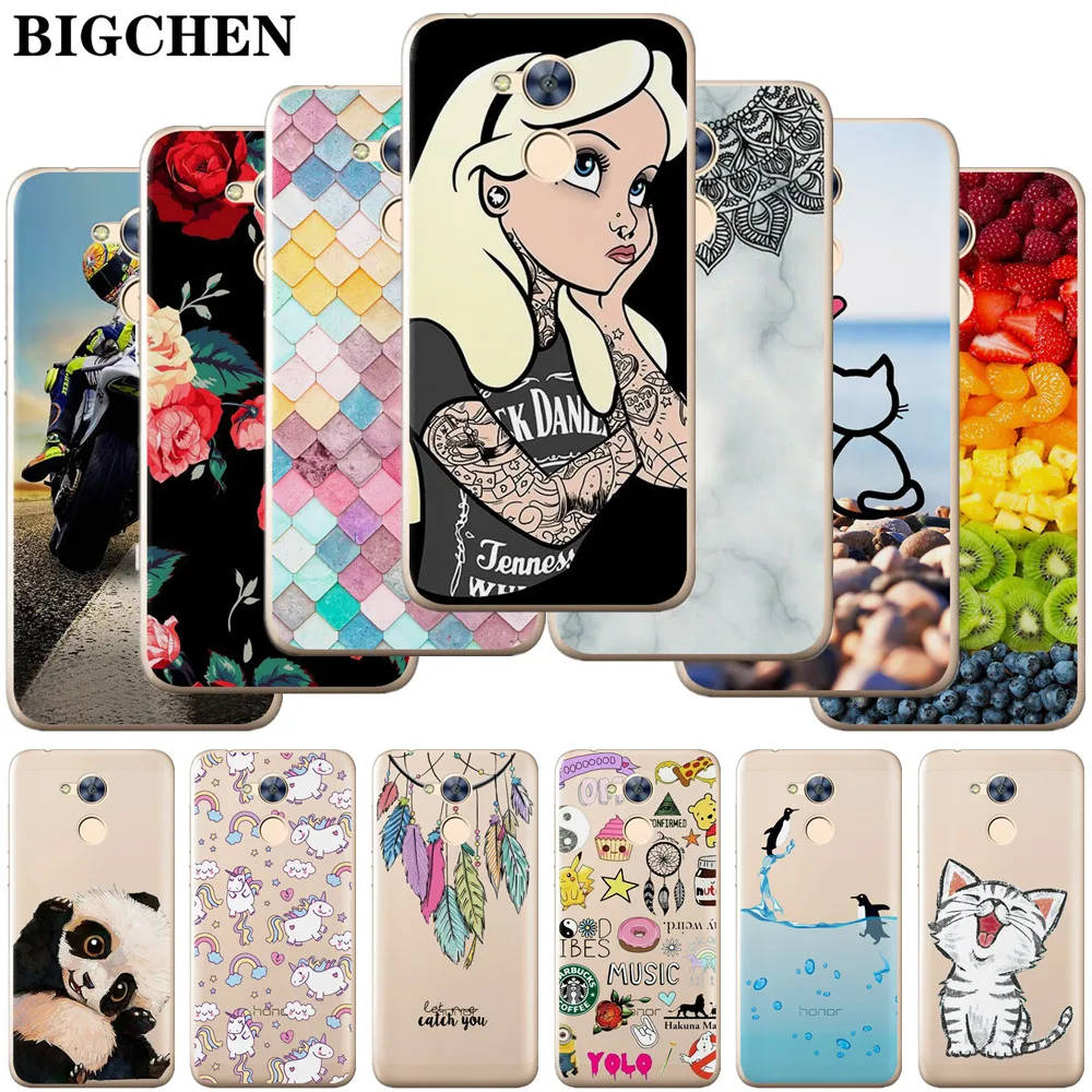 

Huawei Honor 6A Case 5.0 inch Cool Design TPU Case Cover For Huawei Honor 6A Silicone Phone Protective Back Cover Skin