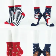 2 упаковки женские забавные рождественские носки с персонажами