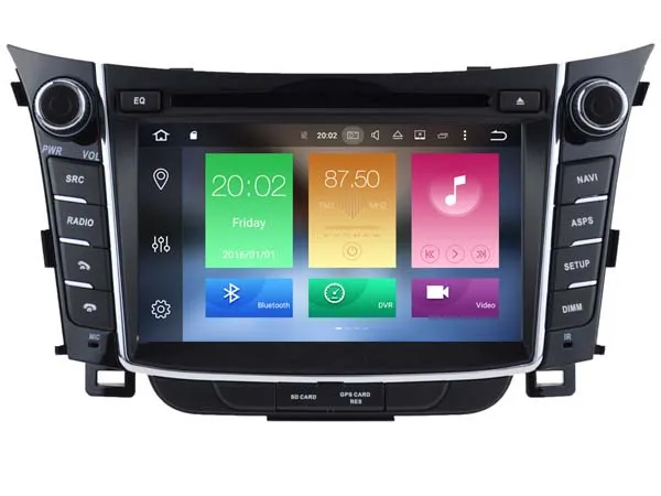 Flash Deal Ips screen Android 8.0 Car Dvd Navi Player FOR HYUNDAI i30 2011 2012 2013 gps auto stereo audio multimedia 1