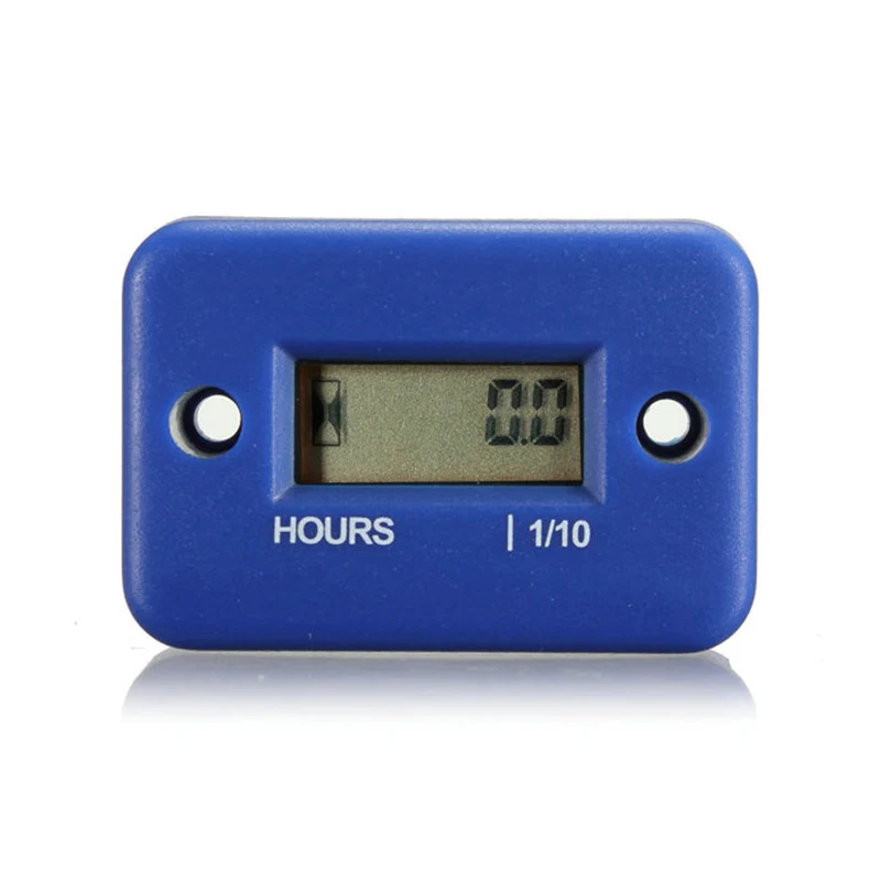 Новый водонепроницаемый цифровой счетчик с ЖК дисплеем часов для мотоцикла