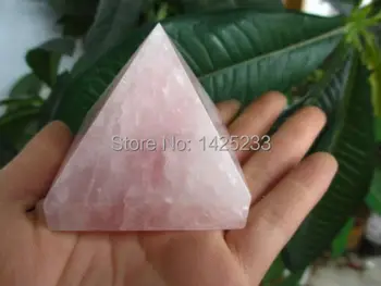 

NATURAL BEAUTIFUL ROSE CRYSTAL PYRAMID HEALING