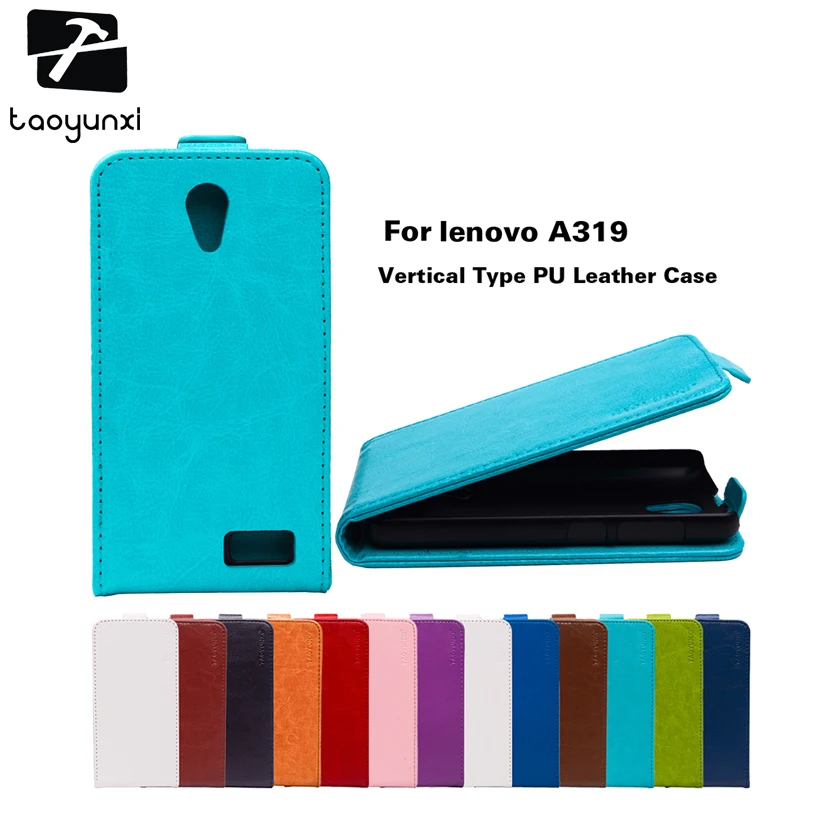 TAOYUNXI флип чехлы для телефонов lenovo A319 A 319 4 5 дюймов чехол из искусственной кожи на