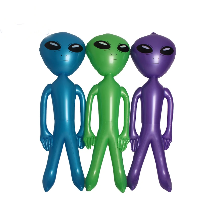 

160cm Giant Alien Model Green Purple Blue ET Kids Adult Inflatable Toys Halloween Cosplay Party Supply Boy Blow Up Costume Props