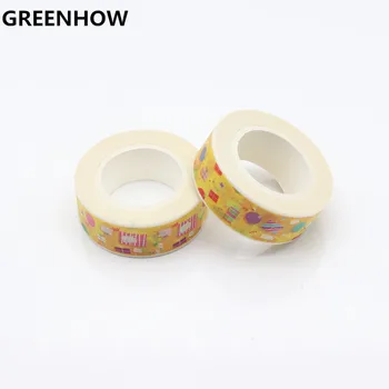 

GREENHOW Japanese Washi Tape Decorative Scrapbook Paper Washi Tape 2217