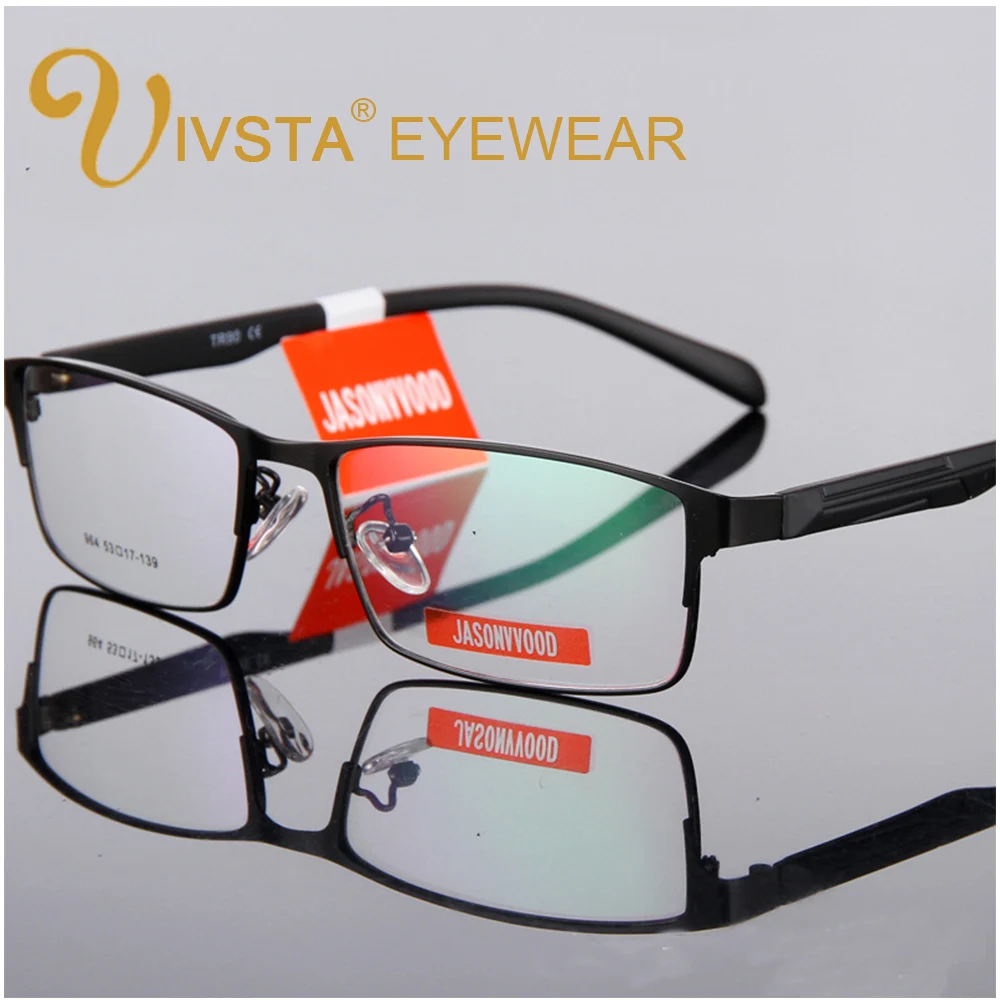 

IVSTA Eyeglasses Frame Glasses Men Optical Glasses Spectacle Frame For Male prescription lenses myopia TR90 Metal Square reading