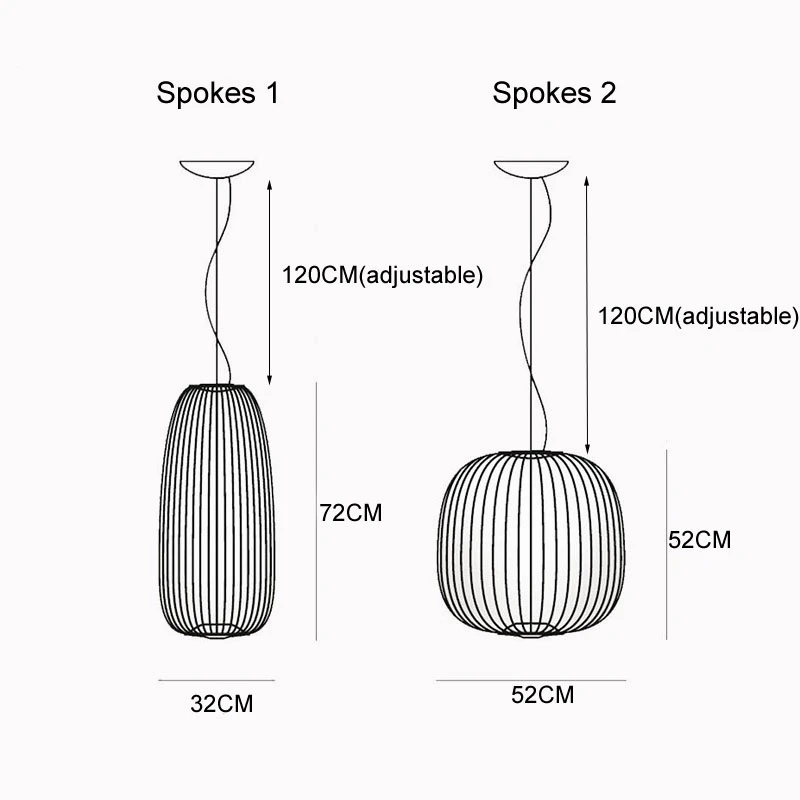 Современный светодиодный подвесной светильник Foscarini, Скандинавский дизайн, подвесной светильник, индустриальная подвесная клеть, светильник для домашнего декора