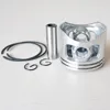 Chainsaw Piston Kit 45mm For Chinese 5200 52cc G5200 Gas Cylinder Engine Motor w/ Pin Rings Circlips Spare Parts 2