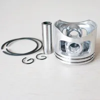 Chainsaw Piston Kit 45mm For Chinese 5200 52cc G5200 Gas Cylinder Engine Motor w/ Pin Rings Circlips Spare Parts 2