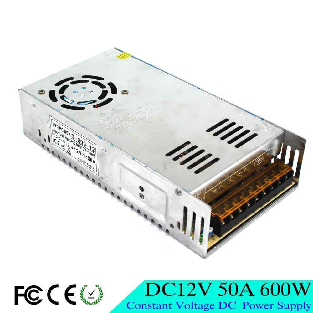Aliexpress.com : Buy Power Supply DC 12V 50A 600w Led