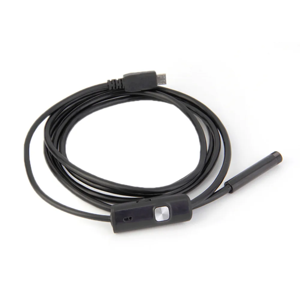 720P 7mm Lens Mini Camcorder Waterproof Inspection Mini Camera for Android Focus Camera Lens USB Cable Waterproof Endoscope