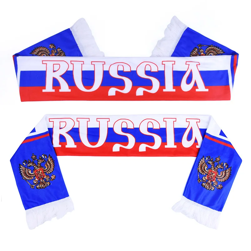 2018 روسيا كأس العالم مشجعي كرة القدم وشاح شنطة نادي كرة القدم وشاح للمشجعين لكرة القدم فرق وشاح العلم راية كرة القدم المشجع وشاح