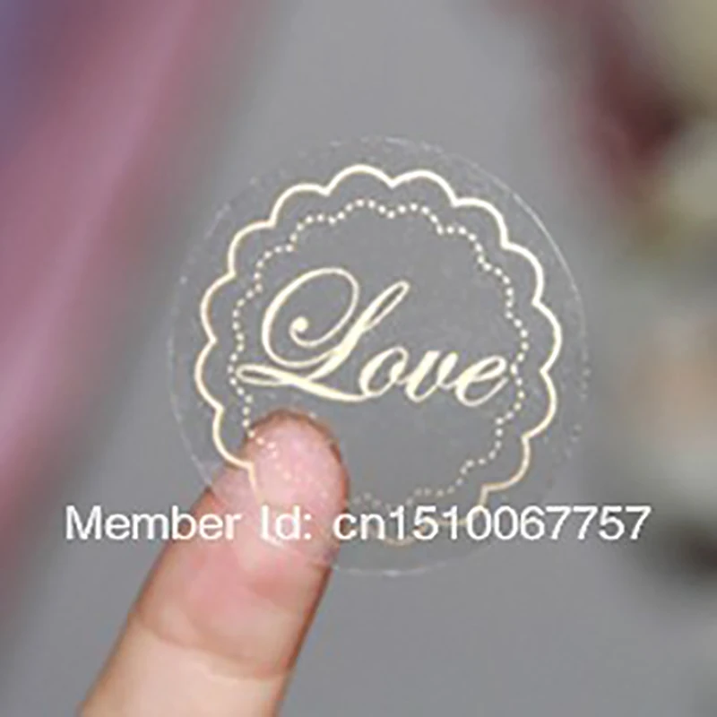 

wholesale Free Shipping By Fedex Customize Logo Transparent PVC Sticker Label Custom wedding label sticker