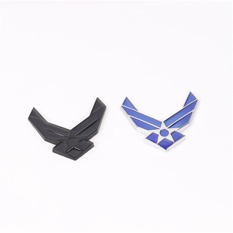 

1X 3D Metal US Air Force Car sticker Logo Decorative Accessorie Dec Emblem Badge Car Styling for Universal Cars Moto Bike