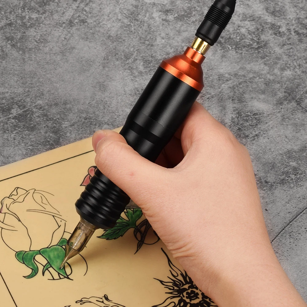

Rotary Tattoo Gun Machine Powerful Tattoo Pen with Box Black Rod Zinc Alloy Motor Tattoo Machine Tattooist Equipment Body Art