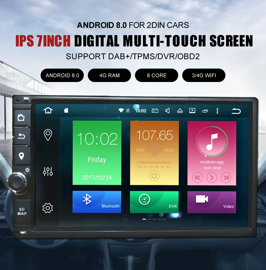 Clearance KANOR Octa Core RAM 4G ROM 64G 2 Din Android 9.0 Universal Car Audio Stereo Radio With GPS WiFi GPS Navigation Video Head Unit 0 Clearance KANOR Octa Core RAM 4G ROM 64G 2 Din Android 9.0 Universal Car Audio Stereo Radio With GPS WiFi GPS Navigation Video Head Unit 0