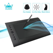 HUION H610 PRO V2 новейший графический планшет, профессиональная цифровая ручка для рисования, планшет с функцией наклона без аккумулятора, 8192 уровней