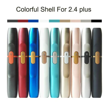 

E Cigarette shell IQOS 2.4 Plus 1Set Case Top Bottom Button Ring Set Repair Accessories Shell IQOS 2.4 Plus Case mens gift