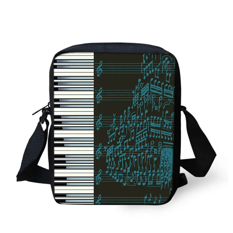 THIKIN пианино, музыка, нота, Женская мини сумка через плечо, сумки для девочек, школьные сумки на плечо, маленькая сумка-мессенджер, Stachel Mochila - Цвет: CC5235E