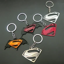 1 шт Высокое качество Топ DC одежда «Супергерои» Бэтмен Супермен для сумки брелок-подвеска висит подвеска автомобиль брелок для ключей кольцо