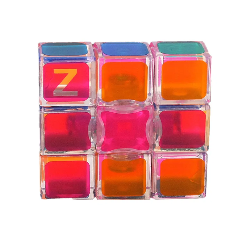 Цветной Кубик Z Floppy 1x3x3, волшебный кубик, головоломка, развивающие игрушки, твист, волшебный квадратный Кубик, развивающие игрушки для детей