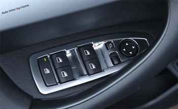 

Yimaautotrims Inner Door Armrest Window Switch Control Panel Cover Trim Fit For BMW X2 F39 2018 2019 2020 ABS Interior Mouldings