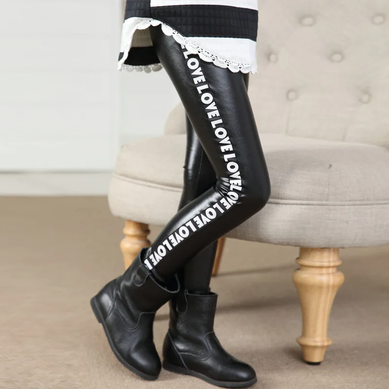 Осенне зимняя одежда бархатные леггинсы для девочек популярные корейские