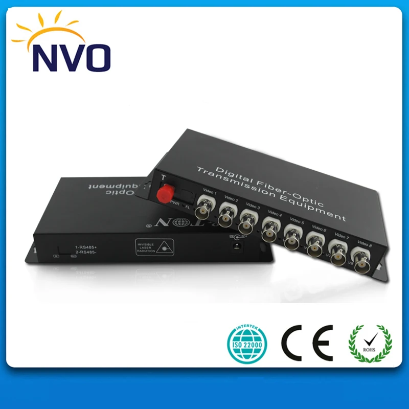 

20KM,FC,SM,8 Channel +1 Reverse Data Fiber Video CCTV Optical Multiplexer