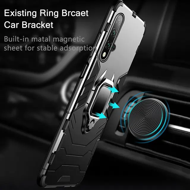 KEYSION Shockproof Armor Case For Huawei Mate 30 20 Pro P30 P20 lite P Smart Y5 Y6 Y7 Y9 2019 Honor 20 Pro 10i 10 lite 8a 8X 9X 3