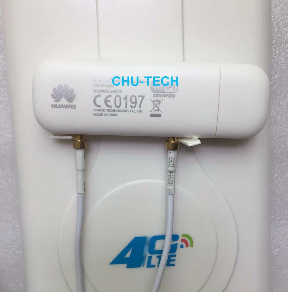 Разблокированный Huawei E8372 4G Wi Fi с антенной высоким коэффициентом усиления LTE