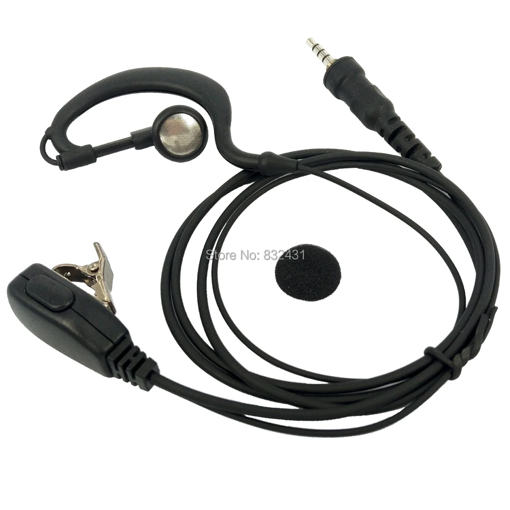Earpiece Mic for Yaesu Vertex VX-6R VX-7R Walkie Talkie 4
