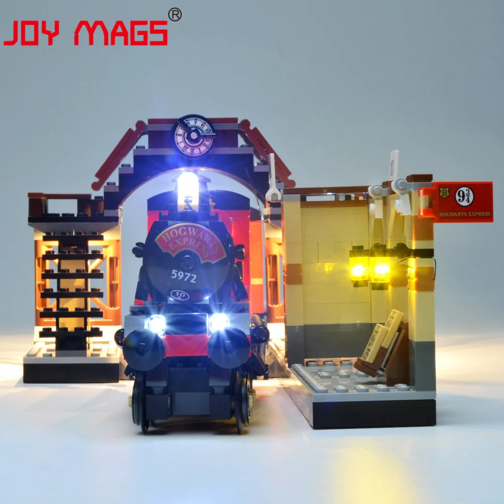 Комплект со светодиодсветильник кой JOY MAGS для 75955 хогварт набор Экспресс