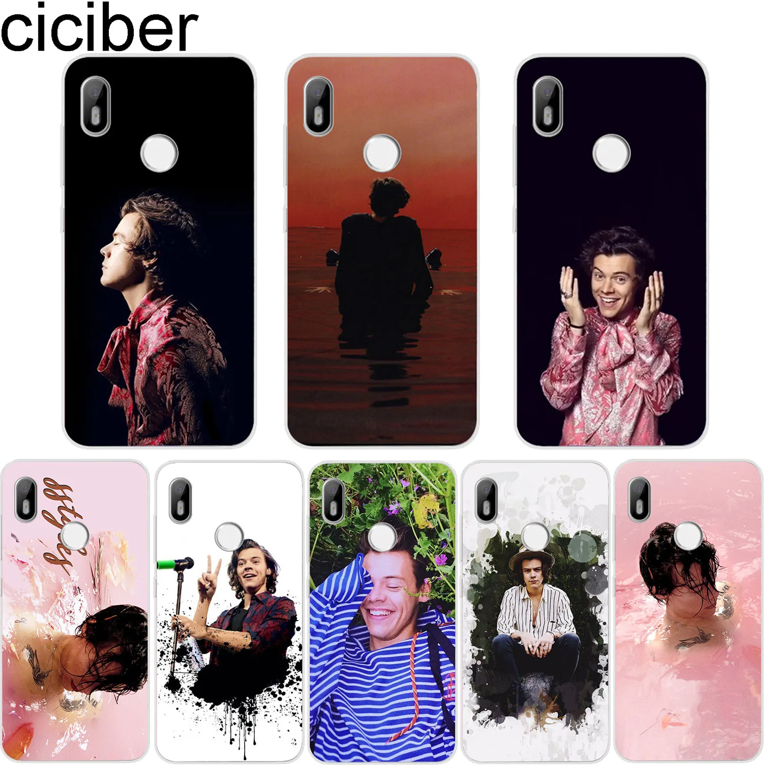 

ciciber Harry Styles For BQ Aquaris C U2 U X5 V VS X2 X Lite Pro Plus E5 s E4.5 M5 M5.5 M4.5 Back Cover Clear TPU Phone Cases