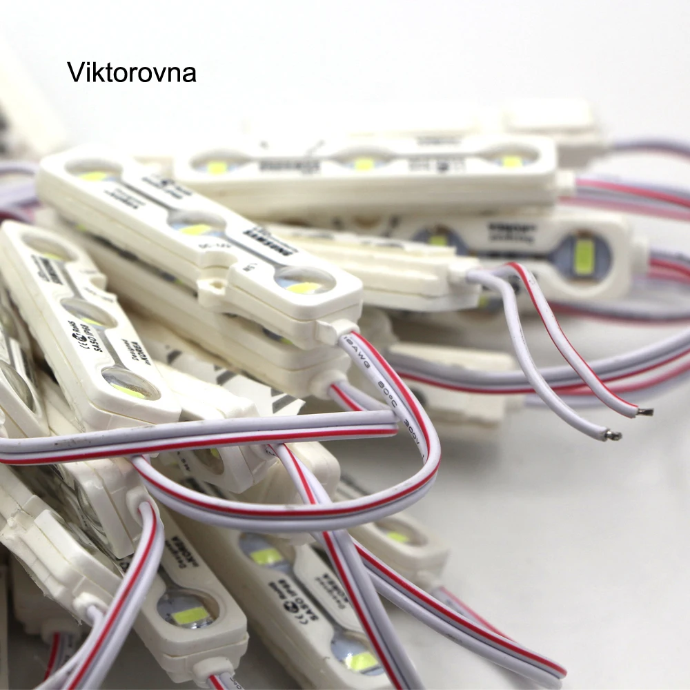 

5730 3LED injection led module 12V Waterproof IP68 LED sign shop banner white Samsung led module Light Advertising lamp