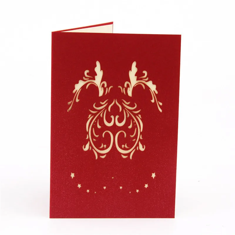  Handmade Birthday Greeting Card 3D Invitation Card for Birthday Wedding Party FPing - 33056721254