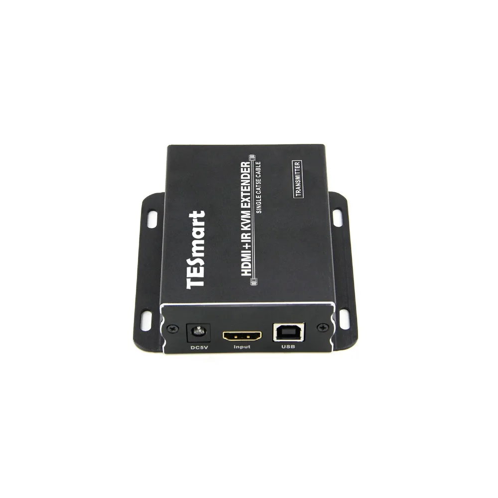 TESmart KVM HDMI удлинитель 60 м USB HDMI IR KVM удлинитель CAT5e/6(1 удлинитель TX+ 1 удлинитель RX) поддержка 1920*1080@ 60 Гц