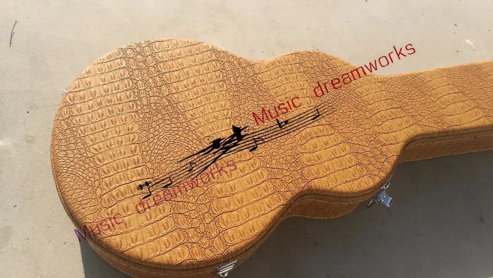 

Firehawk custom shop Electric guitar case Beautiful style of crocodiles LP case all kinds of guitar Can be placed in case