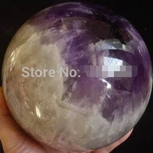 Натуральный редкий Аметист включение КВАРЦЕВЫЙ СФЕРА два полушария