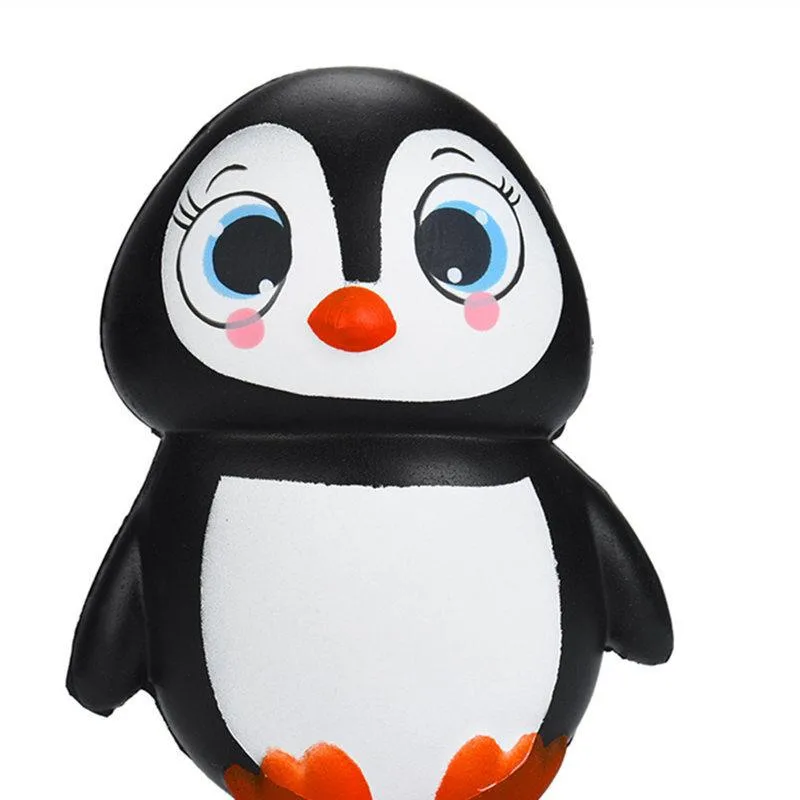 

13.5cm Cute Penguins Squishy Slow Rising Cream Scented Decompression Toys Stress Reliever Play with you Squeeze Hand Toy