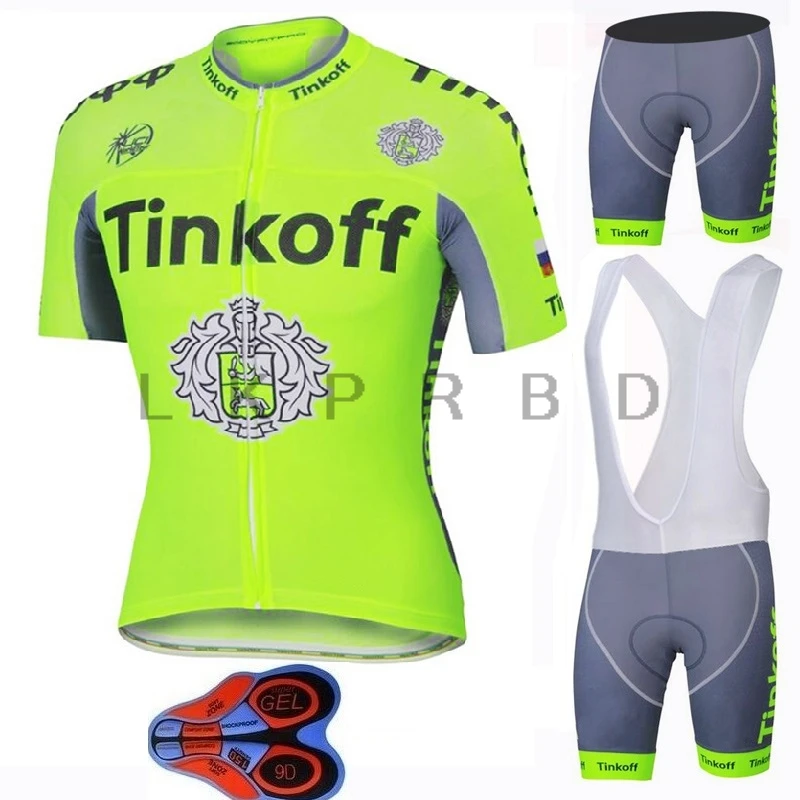 

2019 Saxo Bank Tinkoff Cycling Clothing Clothes Wear Ropa Ciclismo Cycling Sportswear Racing Bike Clothes Cycling Jersey 9D GEL