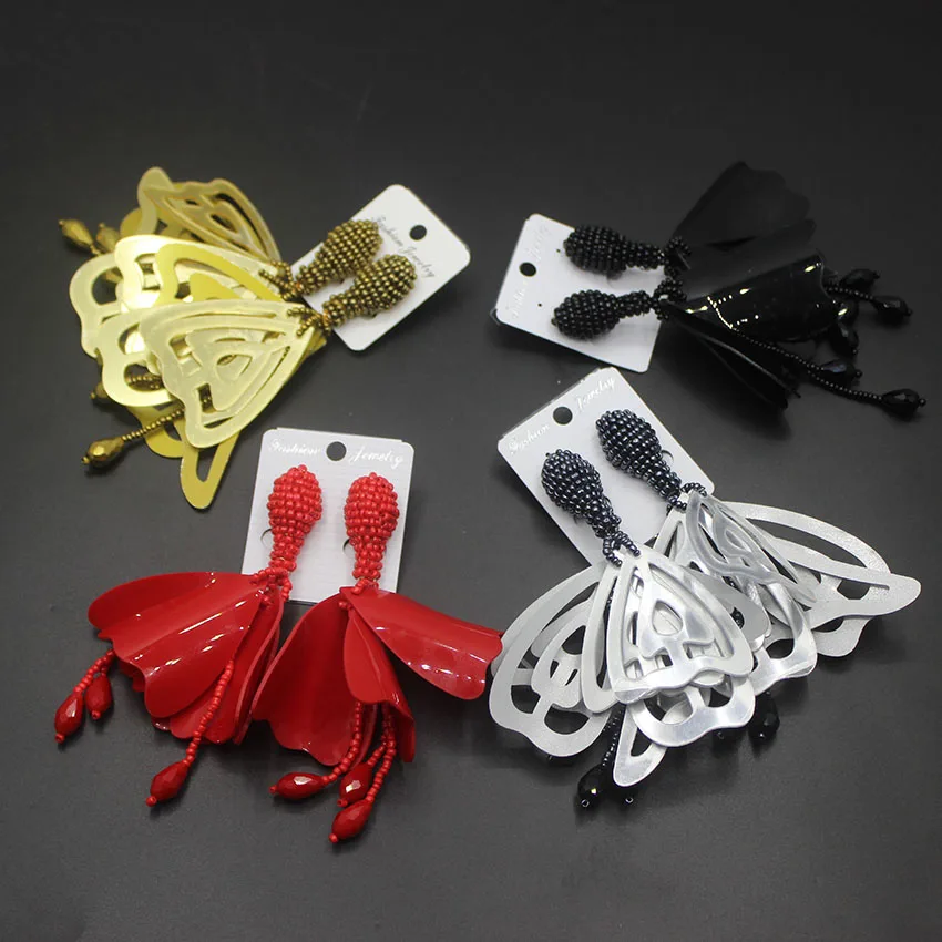 New Silver/Gold Big Earrings For Womens Gift Jewelry Fashion Long Statement Brincos Pendientes boucle d'oreille femme 396 New Silver/Gold Big Earrings For Womens Gift Jewelry Fashion Long Statement Brincos Pendientes boucle d'oreille femme 396