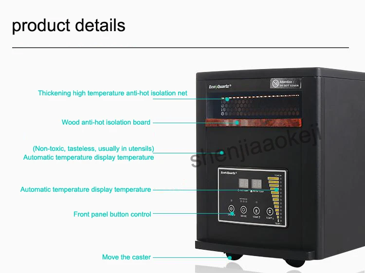 LXDY3 теплый воздуходувка шкаф мобильный бытовой обогреватель офисный обогреватель энергосберегающий Нагреватель 220 В 1500 Вт 1 шт