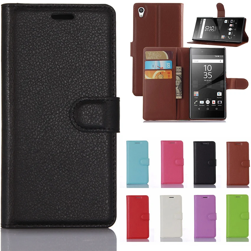 Case sfor Sony Xperia Z5 Case E6603 E6633 E6653 E6683 PU Leather Wallet