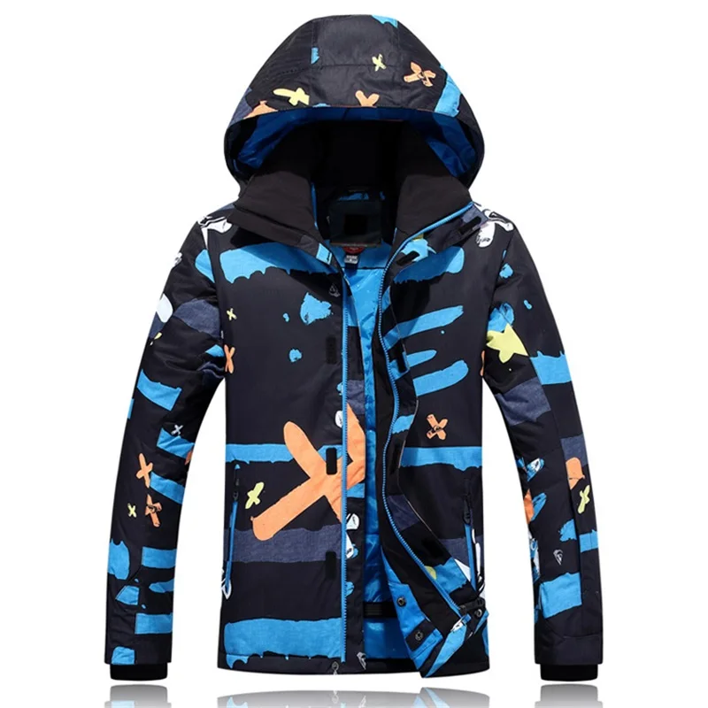 

2018 NEW men's ski jacket with Detachable Hat Winter Waterproof Windproof men Snow Jackets outdoor mountain skiing coats man