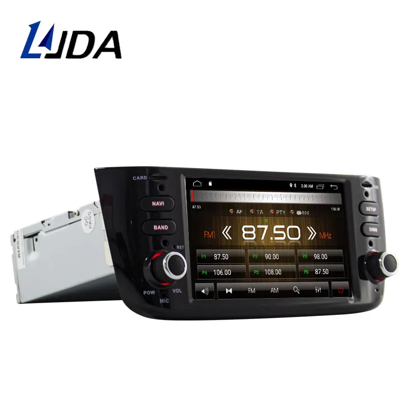 Perfect LJDA Android 9.1 Car Radio For Fiat Grande Punto Abarth Punto EVO Linea 2012 2013 2014 2015 WIFI Multimedia Stereo GPS Navi RDS 2