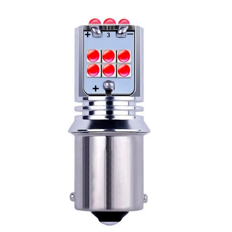 

1PCS 1156 P21W BA15S 7506 R10W Super Bright CREE Chips LED Car Backup Reserve Lamps Auto Tail Brake Bulb Daytime Running Lights
