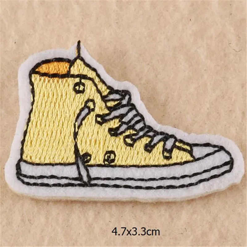 Корона радио легкая обувь лампочка вышивка губ патчи для одежда из железа на одежде Аппликации значок в полоску железные Стикеры-на переводе - Цвет: 8