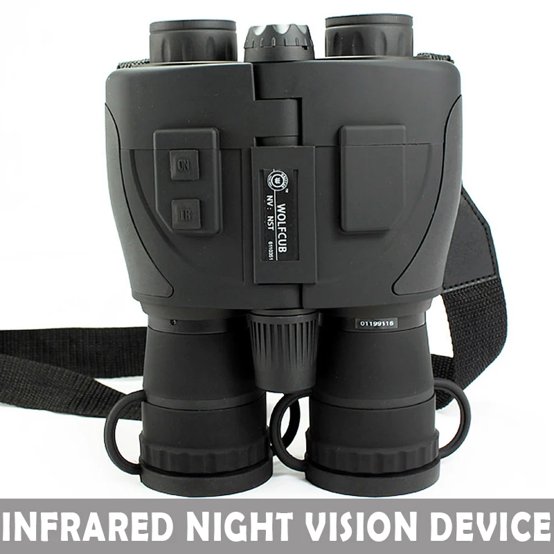 Инфракрасный бинокль ночного видения устройство Тактический РАЗВЕДЧИК полная темнота зум 5X ночного видения телескоп Бинокль для охоты